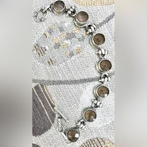 Modern Chunky Smoky Quartz Bracelet